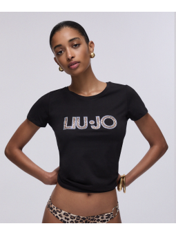 CAMISETA BRILLOS BORDE LOGO...