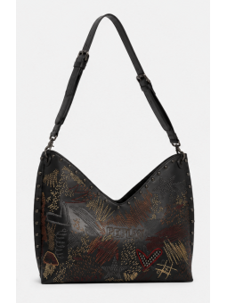 BOLSO PLAIN BORDADO DIBUJOS...