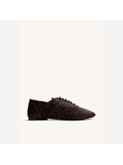 ZAPATO PLANO LEOPARDO PELO...