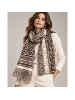 SCIARPIA JACQUARD ANIMALIER...